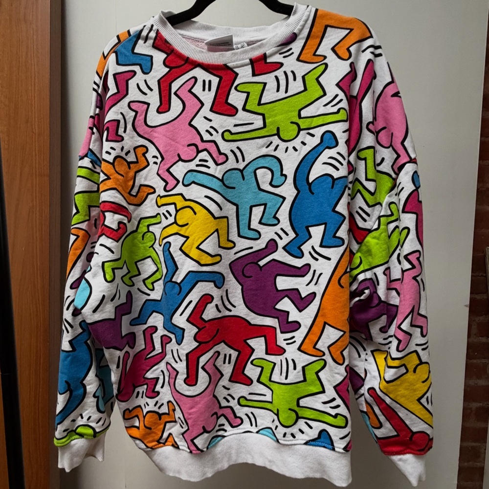 Keith Haring Graphic Sweatshirt XL